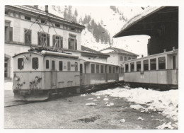 TRAIN POUR ANDERMATT À GOESCHENEN  1961 - Eisenbahnen