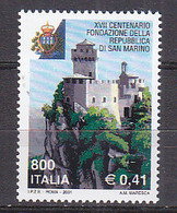 Y1470 - ITALIA Ss N°2553 - ITALIE Yv N°2506 ** REP. DE ST MARIN - 2001-10: Mint/hinged
