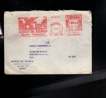 ESPAGNE SUPERBE EMA DE MADRID SUR LETTRE POUR LA FRANCE 1964 - Brieven En Documenten