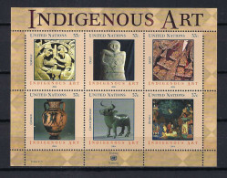 NATIONS UNIES New York 2004:  B&F Neuf** "INDIGENOUS ART" - Blocs-feuillets