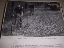 CYCLISME COUPURE LIVRE F399 PAVES NORD De La FRANCE Georges SPEICHER             - Sport