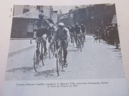 CYCLISME COUPURE LIVRE F320 TdF 1923 Fr. PELISSIER Et M. VILLE TRAVERSE GUINGAMP - Sport