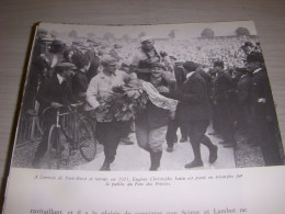 CYCLISME COUPURE LIVRE F316 PARIS BREST PARIS 1921 Eugene CHRISTOPHE             - Sport