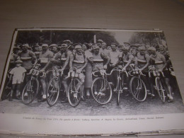 CYCLISME COUPURE LIVRE F384 TOUR De FRANCE 1934 EQUIPE De FRANCE MERCIEL DEBENNE - Sport