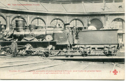 LES LOCOMOTIVES -   O U E ST   --  MACHINE  N° 725  ======================> REMISE Et PORT GRATUIT POSSIBLES    - - Treni