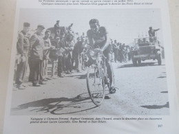 CYCLISME COUPURE LIVRE T397 TdF1951 COL De L'IZOARD Raphael GEMINIANI            - Sport