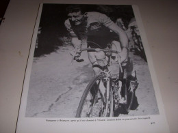 CYCLISME COUPURE LIVRE T417 TdF1953 Louison BOBET MAILLOT JAUNE                  - Sport