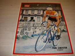 MIROIR Du CYCLISME ENCART MC094 Paul LEMETEYER BIC 1967 - Sport