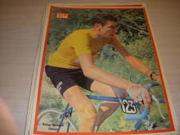 MIROIR Du CYCLISME ENCART MC069 Felice GIMONDI SALVARINI MAILLOT JAUNE 1966 - Sport