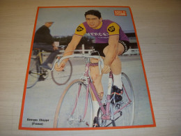 MIROIR Du CYCLISME ENCART MC068 Georges CHAPPE MERCIER HUTCHINSON 1966 - Sport