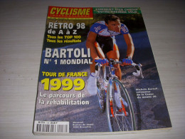 CYCLISME INTERNATIONAL 158 12.1998 LIVRE D'OR 1998 N° 1 BARTOLI Les RESULTATS - Sport