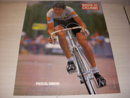 CYCLISME MC344 POSTER SIMON PEUGEOT ENCYCLOPEDIE De VANDI A VAN HAUWAERT  - Sport