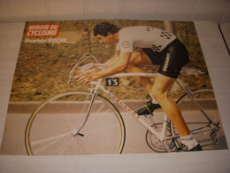 CYCLISME MC309 POSTER ROCHE PEUGEOT ESSO ENCYCLOPEDIE De SANDERS A SANTY  - Sport