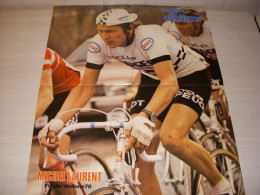 CYCLISME MC251 POSTER LAURENT PEUGEOT ENCYCLOPEDIE De OLBE A ORBAICETA  - Sport