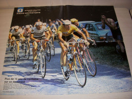 CYCLISME MC222 POSTER THEVENET MERCKX POULIDOR GIMONDI ENCYCLOPEDIE A A Z LOUYE - Sport