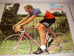 CYCLISME MC189 POSTER TALBOURDET CHAMPION FRANCE ENCYCLOPEDIE A A Z GAUDIN A GEN  - Sport