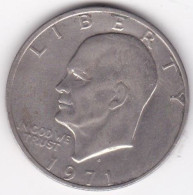 Etats Unis . 1 Dollar 1971 D Denver, Eisenhower, En Cuivre Plaqué Cupronickel, KM# 203 - 1971-1978: Eisenhower