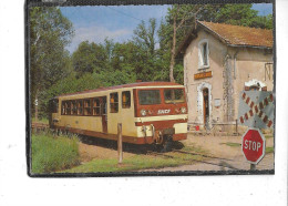 36- VEUIL -( Valencay)- Une Vue De L'Arrivée De " L'AUTORAIL  VERNEY " à La HALTE De LA GAULTERIE En 1986 - Autres & Non Classés