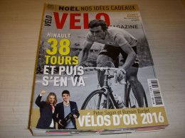 VELO MAG 547 12.2016 VELO D'OR SAGAN BARDET GAUDU CANCELLARA HINAULT Et Le TdF - Sport