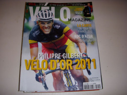 VELO MAG 491 11.2011 VELO D'OR GILBERT VOECKLER SAGAN VAN AVERMAET - Deportes