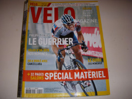 VELO MAG 479 10.2010 Philippe GILBERT CANCELLARA HOMMAGE à FIGNON SALONS CYCLE - Deportes