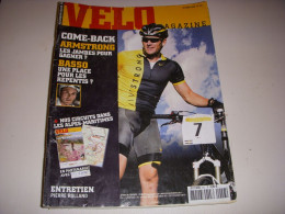 VELO MAG 457 10.2008 ARMSTRONG BASSO COURSES VUELTA CONTADOR CHPT MONDE BALLAN - Deportes