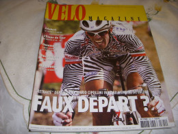 VELO MAG 390 09.2002 JALABERT CIPOLLINI MONCOUTIE VOGONDY PISTE Arnaud TOURNANT - Sport