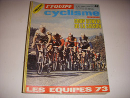 CYCLISME MAG 059 02.1973 EQUIPES 1973 WOLFSHOHL Den HARTOG CYCLOCROSS HERBAIN - Deportes