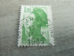 Liberté De Gandon - 1f.70 - Yt 2318 - Vert - Oblitéré - Année 1984 - - 1982-1990 Vrijheid Van Gandon