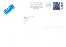 GREAT BRITAIN - 2023 - POSTAL STAMP COVER TO DUBAI. - Brieven En Documenten