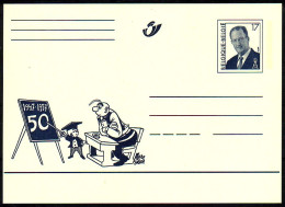 Belgique - Entiers Postaux - Cartes Illustrées N° 64 # NERON à L'école # Son Cinquantenaire 1947-1997 - Comics