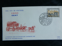 1963 1249 FDC ( Gent ) : " Dag Van De Postzegel / Journée Du Timbre " - 1961-1970