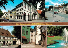 73927900 Schopfheim Hauptstrasse Rathaus Wallstrasse Hinter Der Kirche Stadtpark - Schopfheim