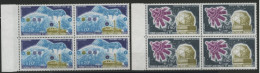 Delcampe - TAAF Poste Aérienne PA N° 51 + 52 Blocs De 4 Neufs Sans Charnière ** (MNH) COTE 20 €. TB - Airmail