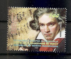 MACEDONIA  NORTH 2020,250th OF THE BIRTH OF LUDWIG VAN BEETHOVEN,MUSIC,MNH - Musique