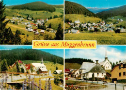 73927876 Muggenbrunn Panorama Kirche Ortspartie - Todtnau