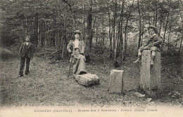 FRANCE - Rechesy (Haut Rhin) - Bornes Des 3 Frontières - France - Alsace - Suisse - Animé - Carte Postale Ancienne - Belfort - Stadt