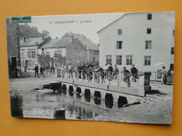 HARAUCOURT -- Lot 2 Cpa TRES ANIMEES - Le Pont Et La Rue D'En-Bas - SUPERBE ENSEMBLE - A SAISIR !! - Autres & Non Classés