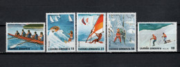 Greece 1983 Olympic Sport, Rowing, Windsufing, Wintersport Set Of 5 MNH - Estate 1984: Los Angeles