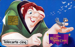 Télécarte 5u - GN243 - Le Bossu De Notre Dame (Disney) - 5 Unidades