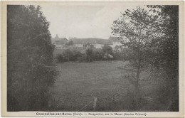 CPA Courcelles-sur-Seine - Perspective Sur Le Manet (Ancien Prieuré), Non Circulé - Andere & Zonder Classificatie