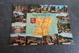 Lot De 3 CP Multivues Différentes -  Carte Du Département De La MAYENNE (53) avec Vues Autour. - Autres & Non Classés