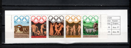 Greece 1984 Olympic Games Los Angeles, Stamp Booklet MNH - Ete 1984: Los Angeles