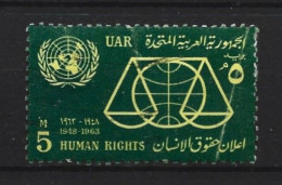 Egypte 1963 Human Rights 15th Anniv. Y.T. 574 (0) - Used Stamps
