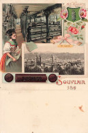 Souvenir St Gall Gallen Suchard Litho - San Gallo