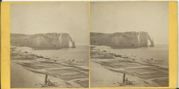 PHOTOS STÉRÉOSCOPIQUES - ETRETAT - - Stereoscopic