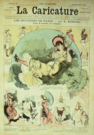 La Caricature 1880 N°  37 Environs De Paris Robida Draner Trick - Tijdschriften - Voor 1900