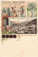 Souvenir Grisons Cacao Suchard Litho Coires - Coire