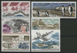 TAAF Poste Aérienne PA N° 123 à 128 Neufs Sans Charnière ** (MNH) COTE 66.7 €. TB - Luchtpost