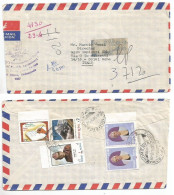 Nepal WFP Office Kathmandu AirmailCV 14apr1985 To Italy With 5 Stamps - Nepal